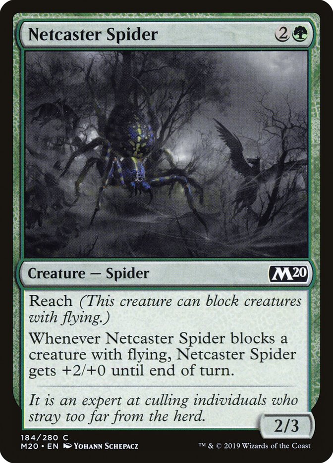 Netcaster Spider - (Foil): Core Set 2020