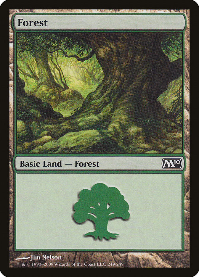 Forest (#249) - (Foil): Magic 2010