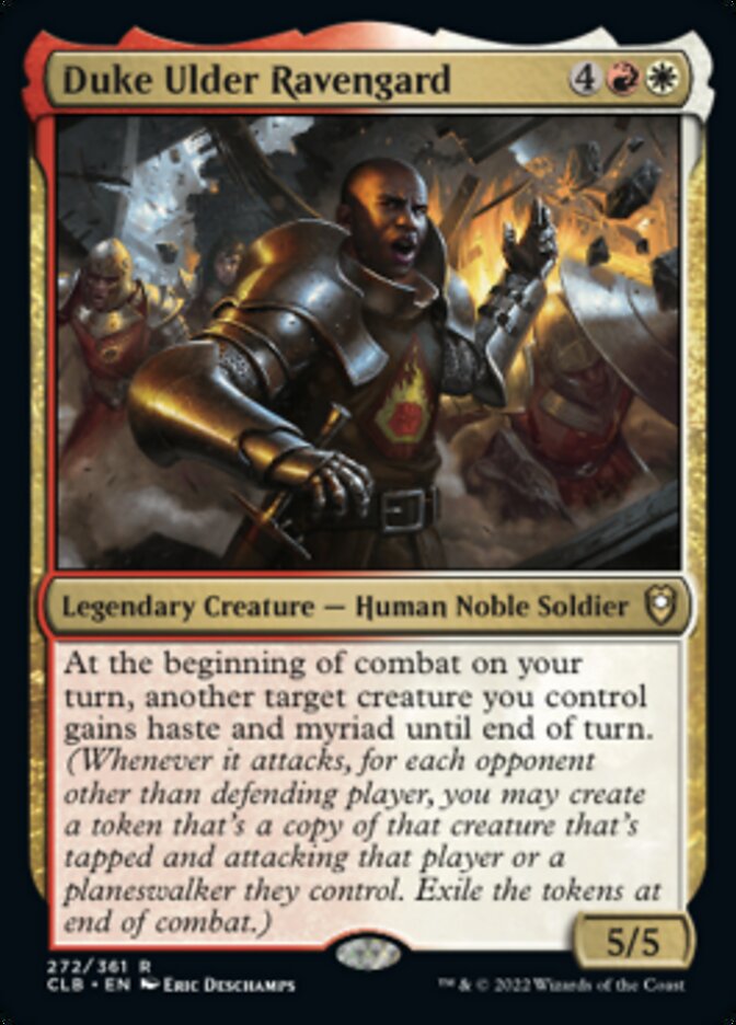 Duke Ulder Ravengard - (Foil): Commander Legends: Battle for Baldur's Gate