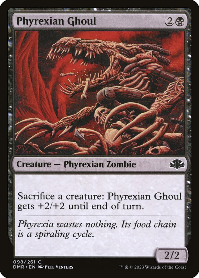 Phyrexian Ghoul - (Foil): Dominaria Remastered