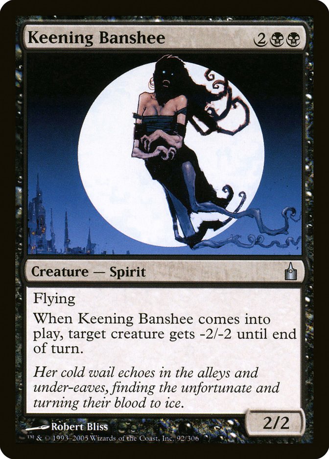 Keening Banshee - (Foil): Ravnica: City of Guilds