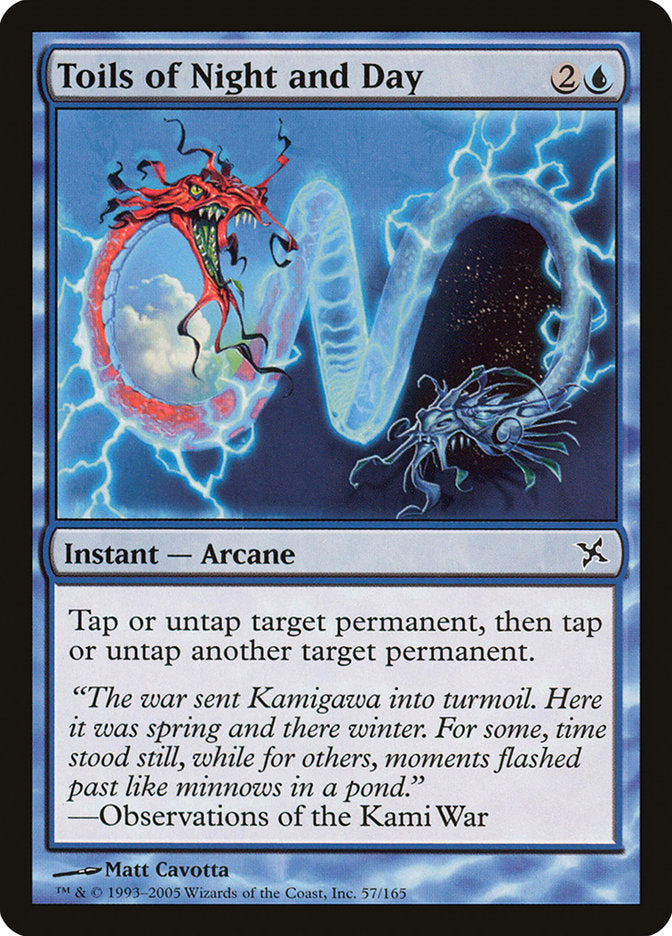 Toils of Night and Day - (Foil): Betrayers of Kamigawa