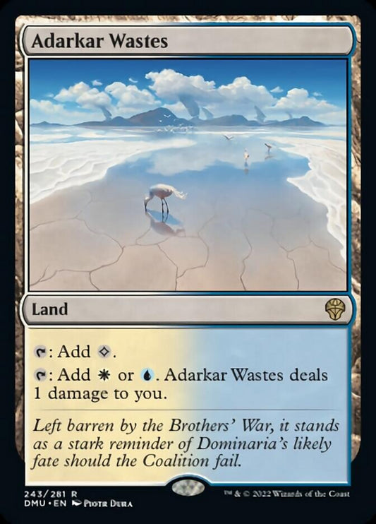 Adarkar Wastes - (Foil): Dominaria United