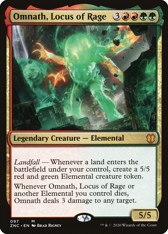 Omnath, Locus of Rage: Zendikar Rising Commander