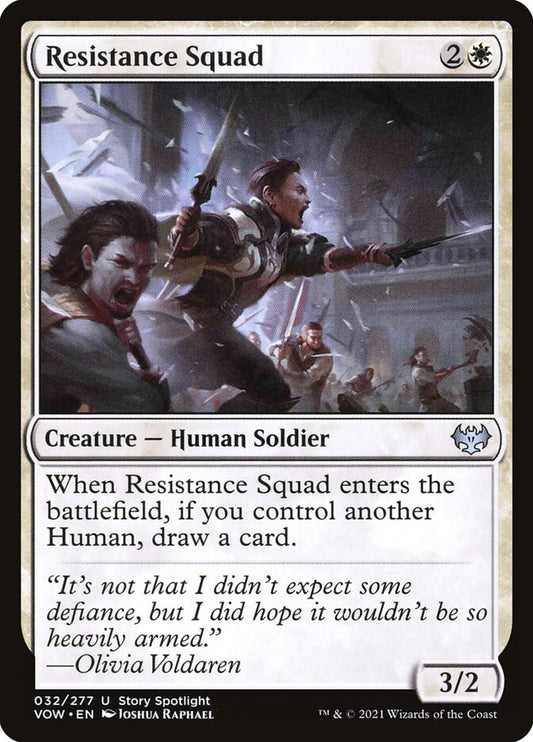 Resistance Squad - (Foil): Innistrad: Crimson Vow