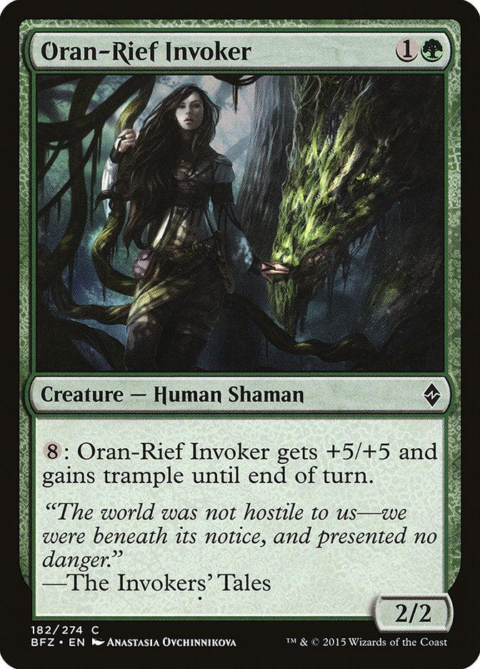 Oran-Rief Invoker: Battle for Zendikar