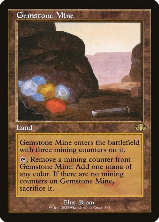 Gemstone Mine (Retro Frame) - (Foil): Dominaria Remastered