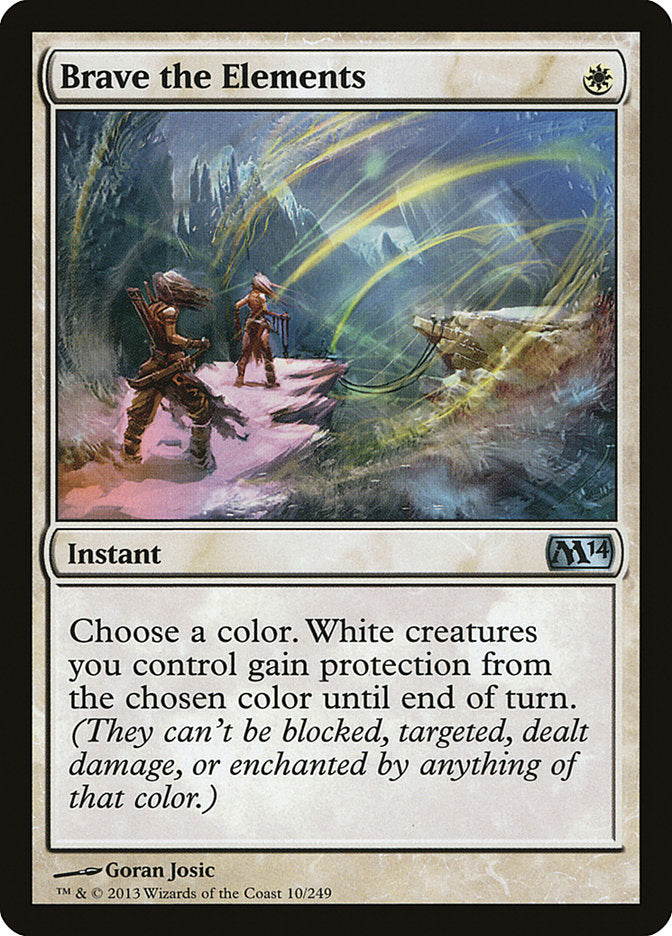 Brave the Elements - (Foil): Magic 2014