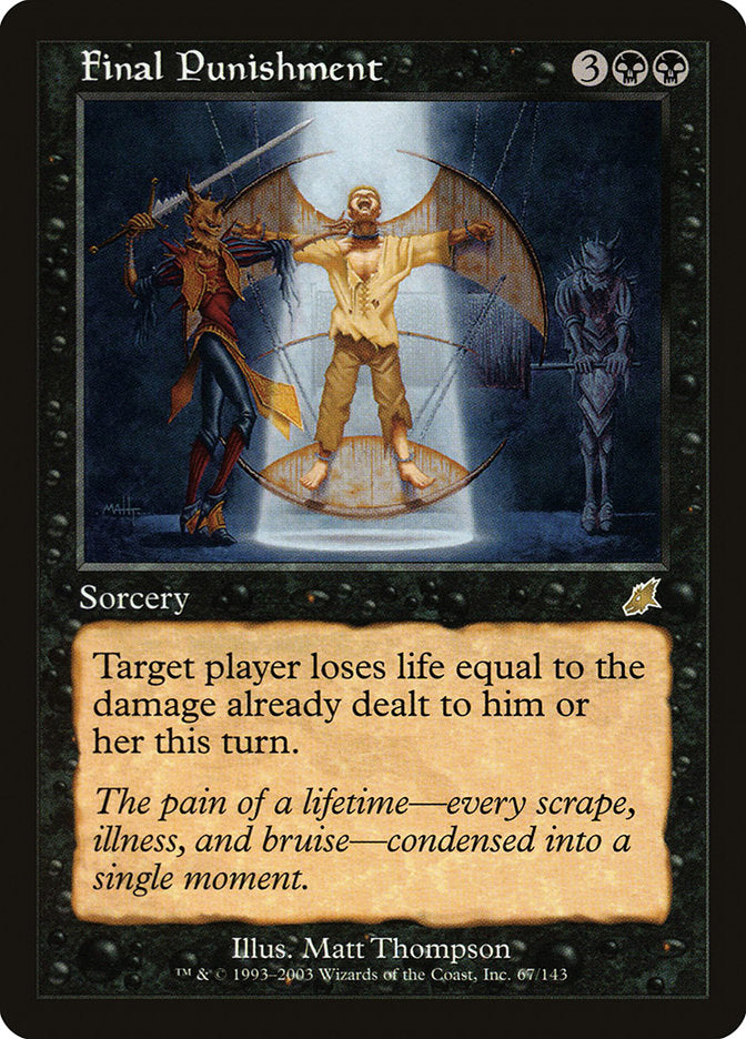 Final Punishment - (Foil): Scourge