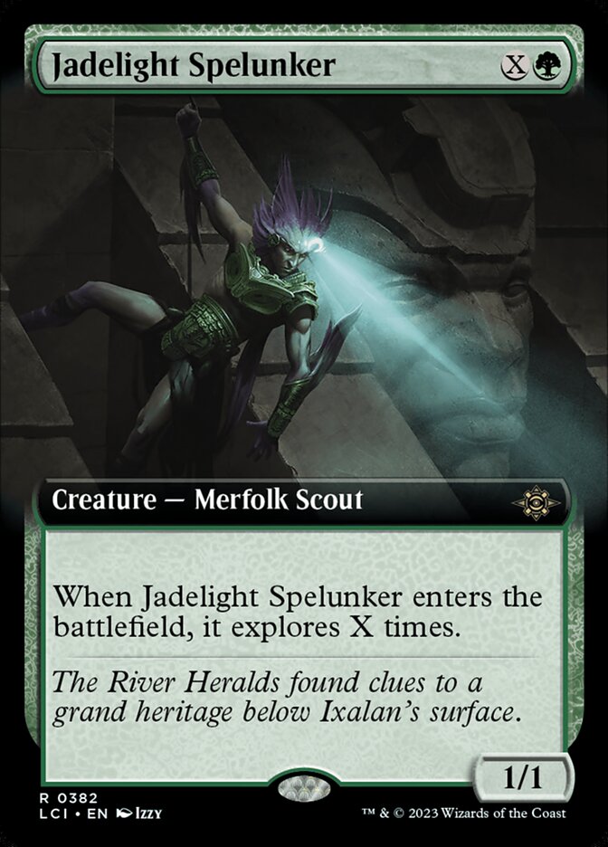 Jadelight Spelunker (Extended Art): Lost Caverns of Ixalan
