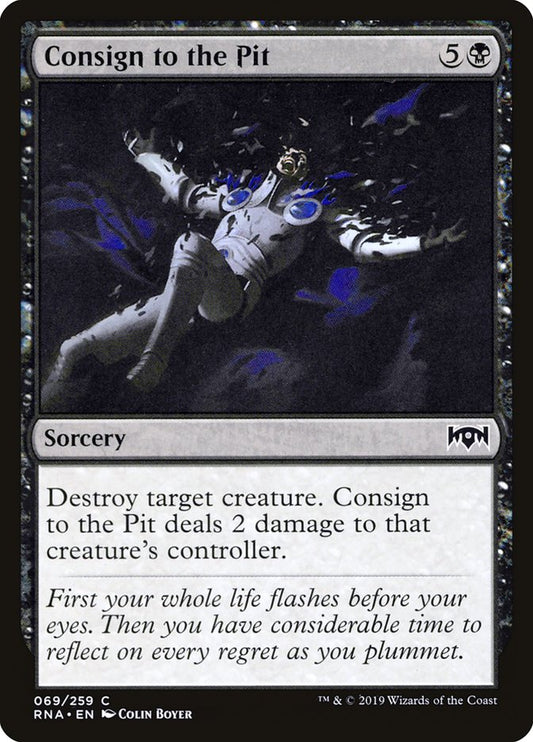 Consign to the Pit - (Foil): Ravnica Allegiance