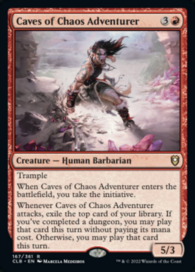 Caves of Chaos Adventurer - (Foil): Commander Legends: Battle for Baldur's Gate