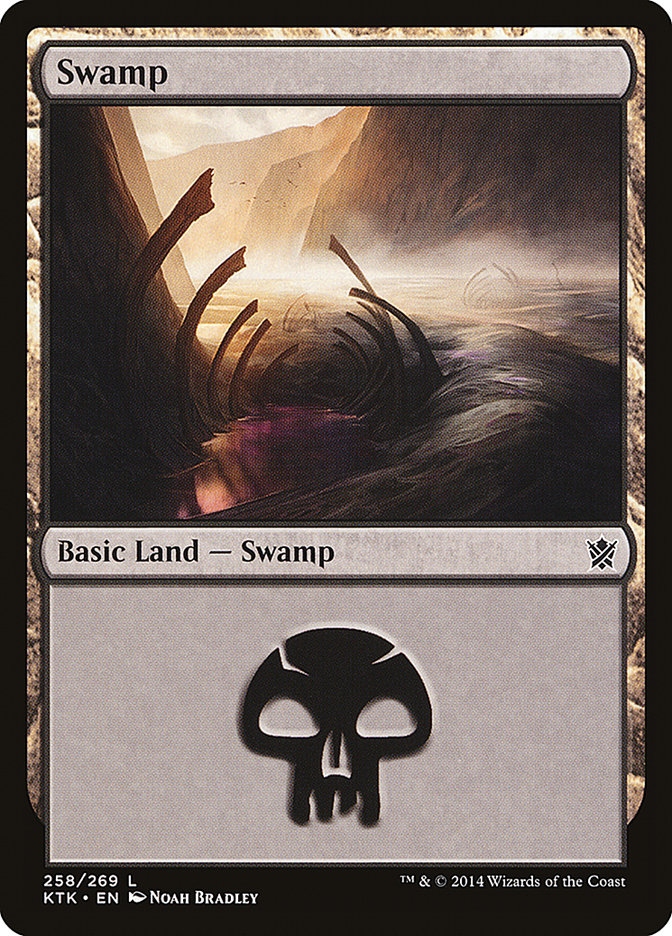 Swamp (#258): Khans of Tarkir