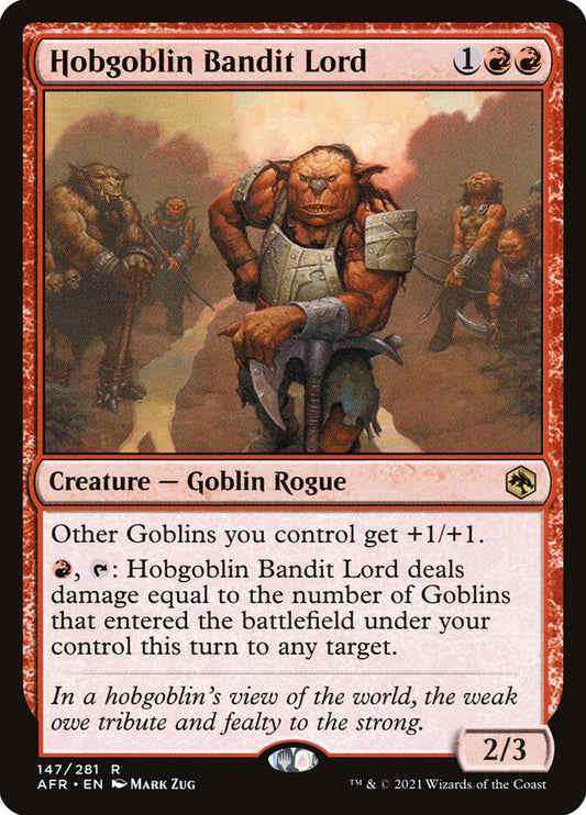 Hobgoblin Bandit Lord: Adventures in the Forgotten Realms