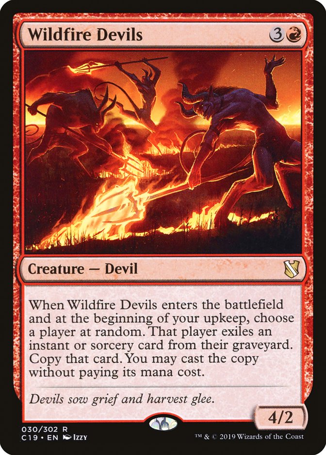 Wildfire Devils: Commander 2019