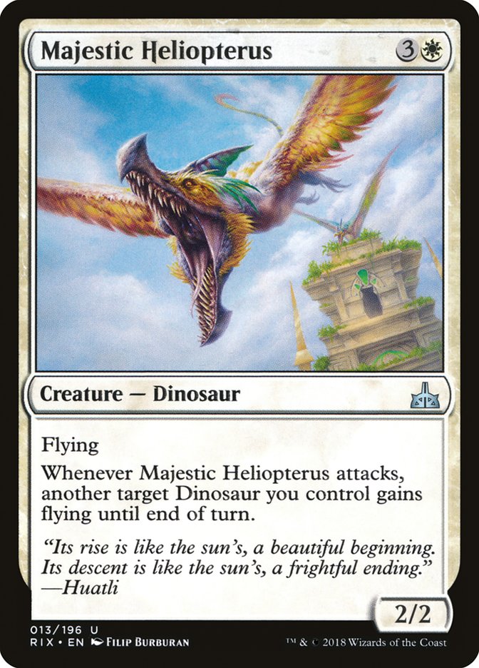 Majestic Heliopterus: Rivals of Ixalan
