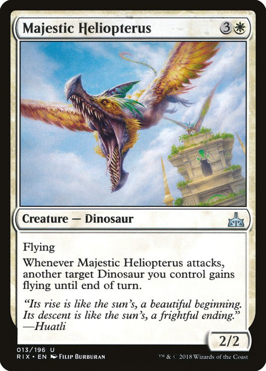 Majestic Heliopterus: Rivals of Ixalan