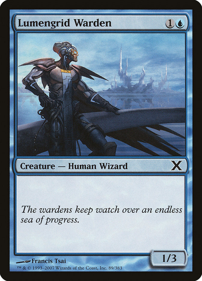 Lumengrid Warden - (Foil): Tenth Edition