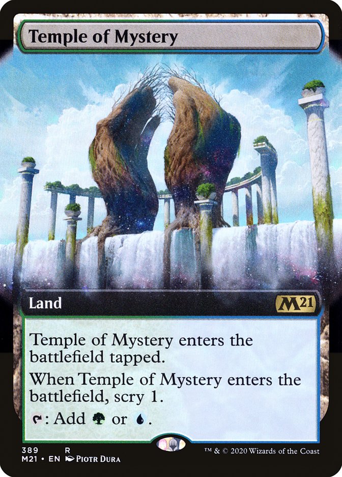Temple of Mystery (Extended Art) - (Foil): Core Set 2021