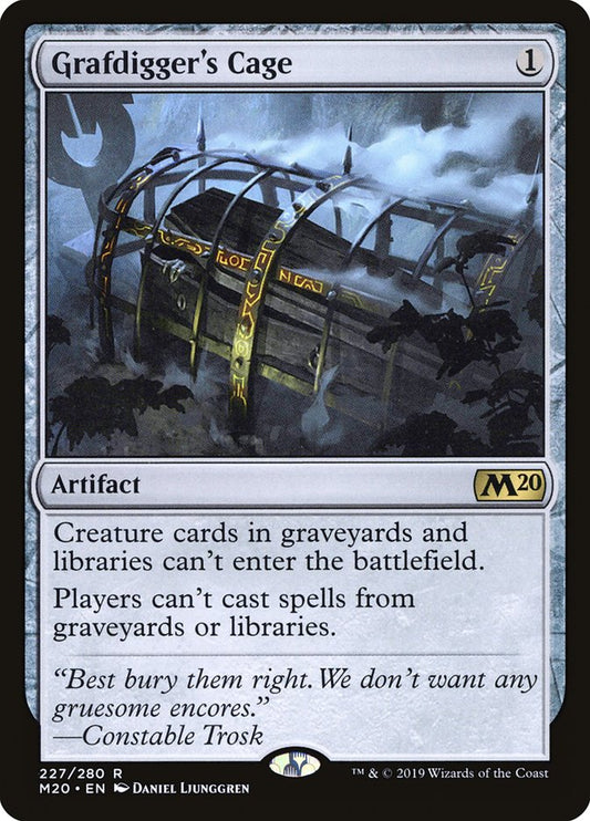 Grafdigger's Cage - (Foil): Core Set 2020