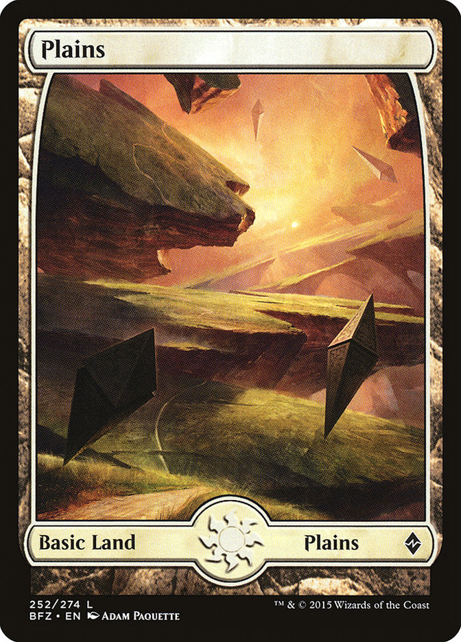 Plains (#252) (Full Art): Battle for Zendikar