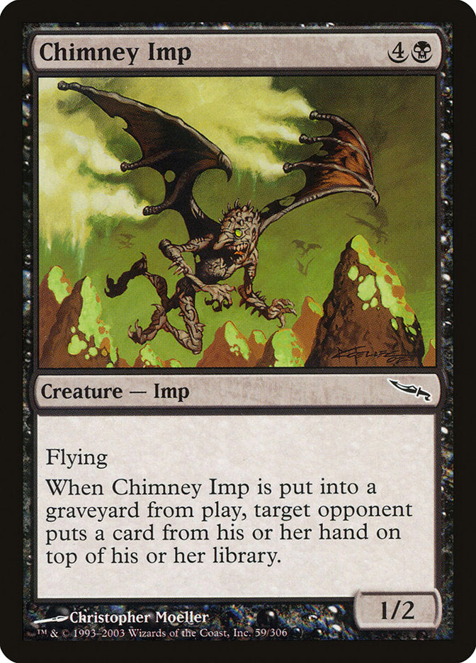 Chimney Imp - (Foil): Mirrodin