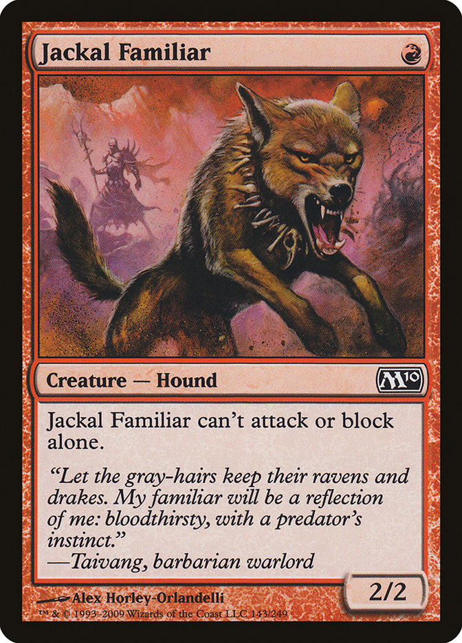 Jackal Familiar - (Foil): Magic 2010