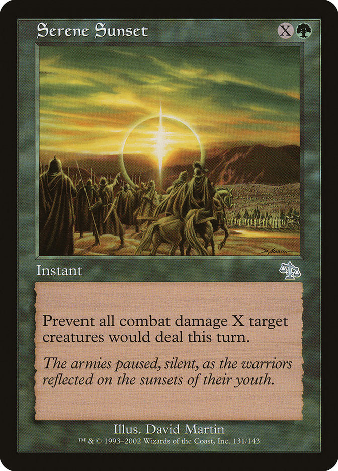 Serene Sunset - (Foil): Judgment