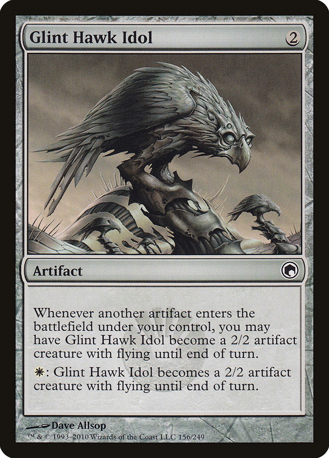 Glint Hawk Idol: Scars of Mirrodin