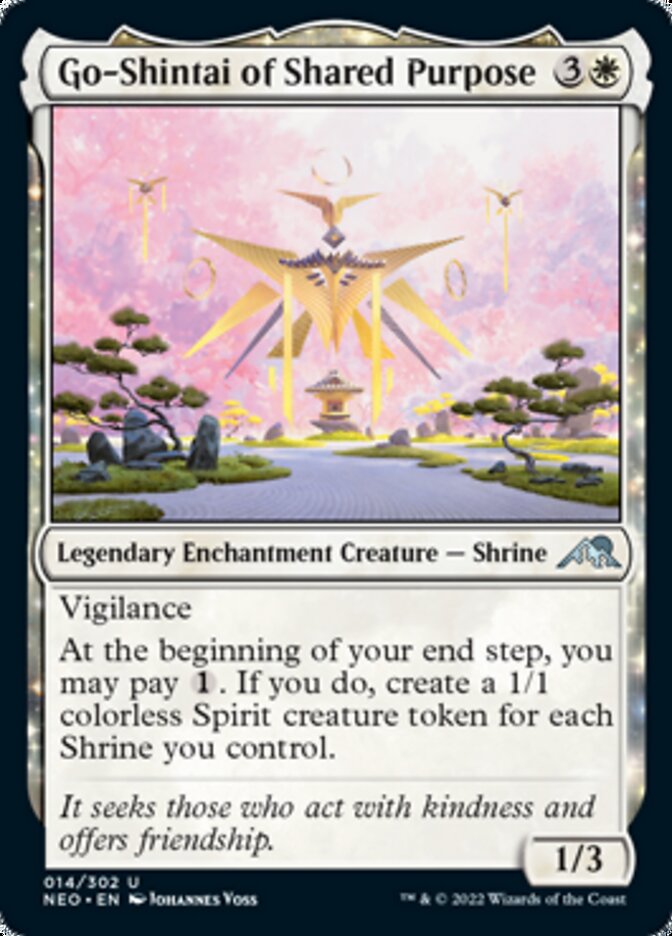Go-Shintai of Shared Purpose - (Foil): Kamigawa: Neon Dynasty
