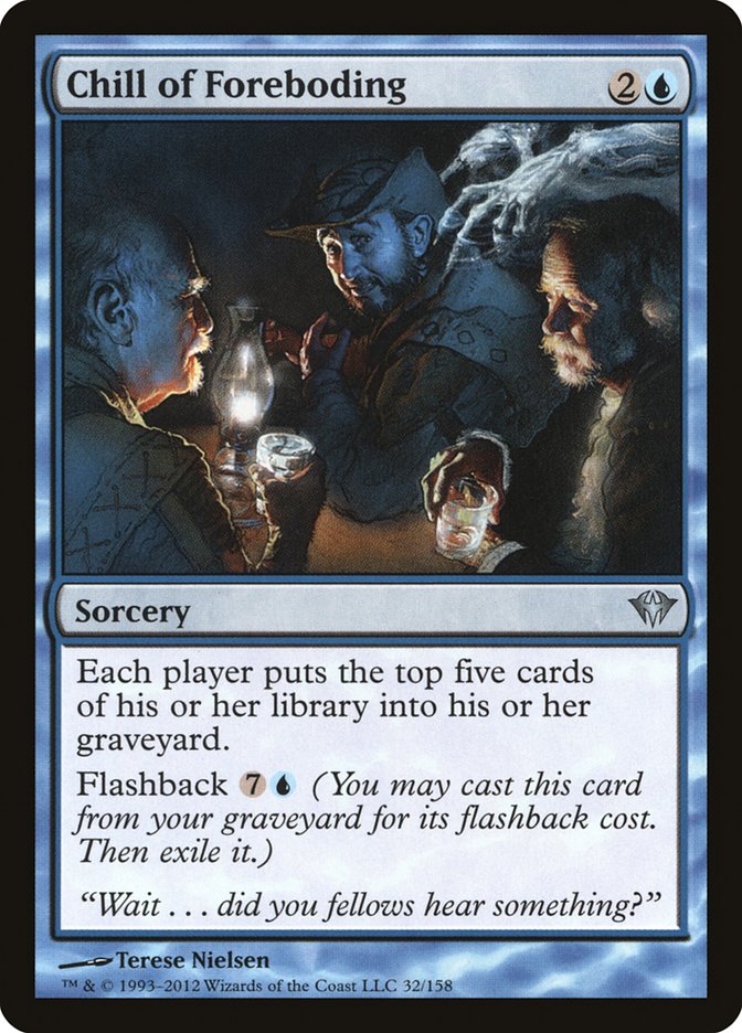 Chill of Foreboding - (Foil): Dark Ascension