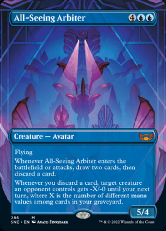 All-Seeing Arbiter (Borderless) - (Foil): Streets of New Capenna