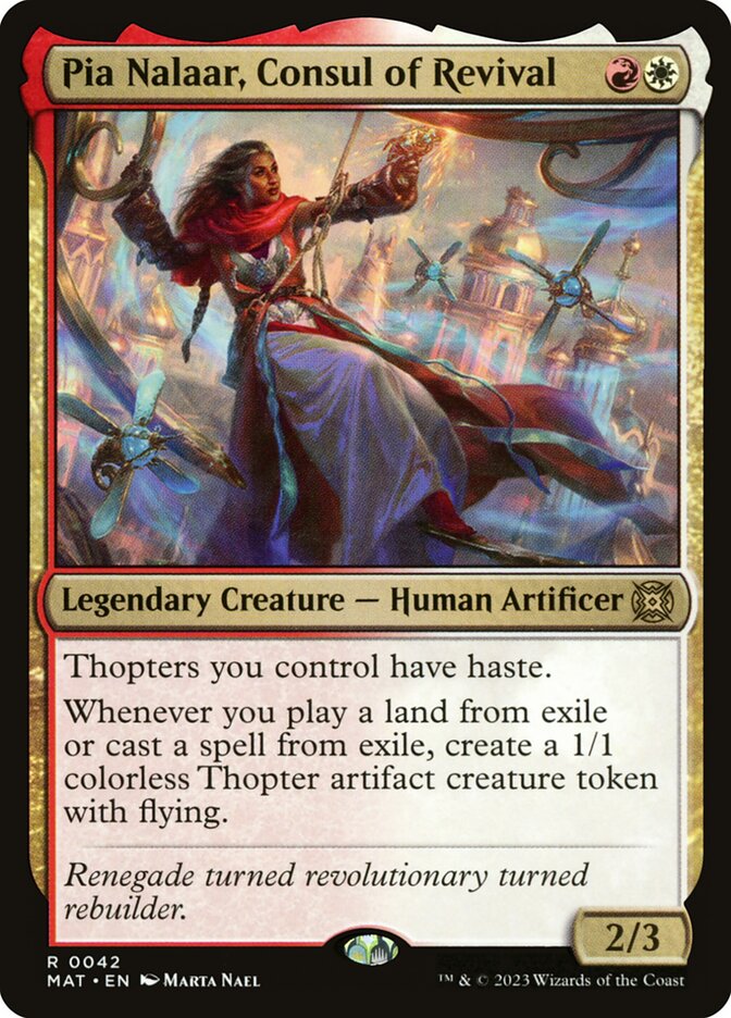 Pia Nalaar, Consul of Revival - (Foil): March of the Machine: The Aftermath