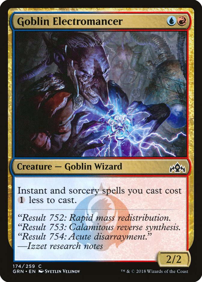 Goblin Electromancer: Guilds of Ravnica