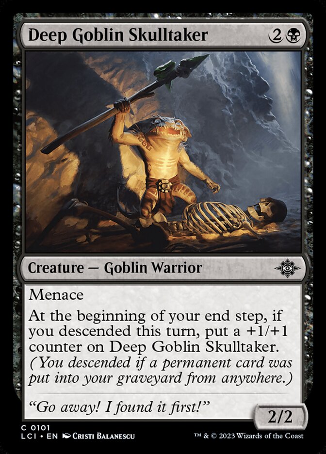 Deep Goblin Skulltaker - (Foil): Lost Caverns of Ixalan