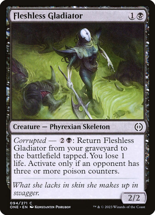 Fleshless Gladiator - (Foil): Phyrexia: All Will Be One