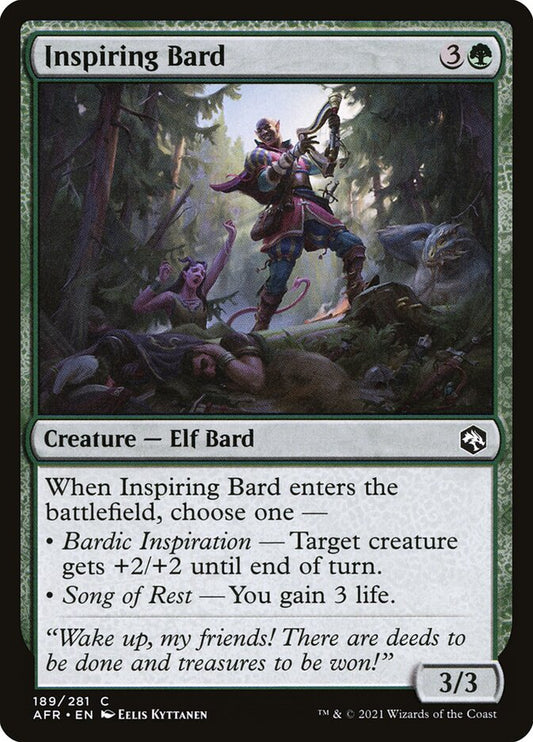 Inspiring Bard - (Foil): Adventures in the Forgotten Realms