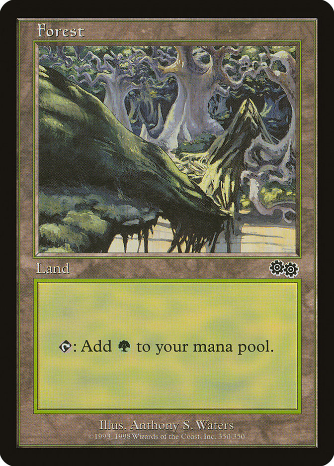 Forest (#350): Urza's Saga