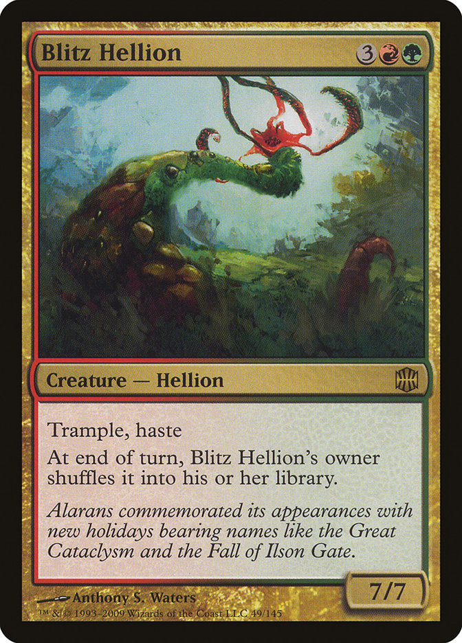 Blitz Hellion - (Foil): Alara Reborn