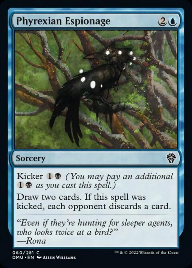 Phyrexian Espionage - (Foil): Dominaria United