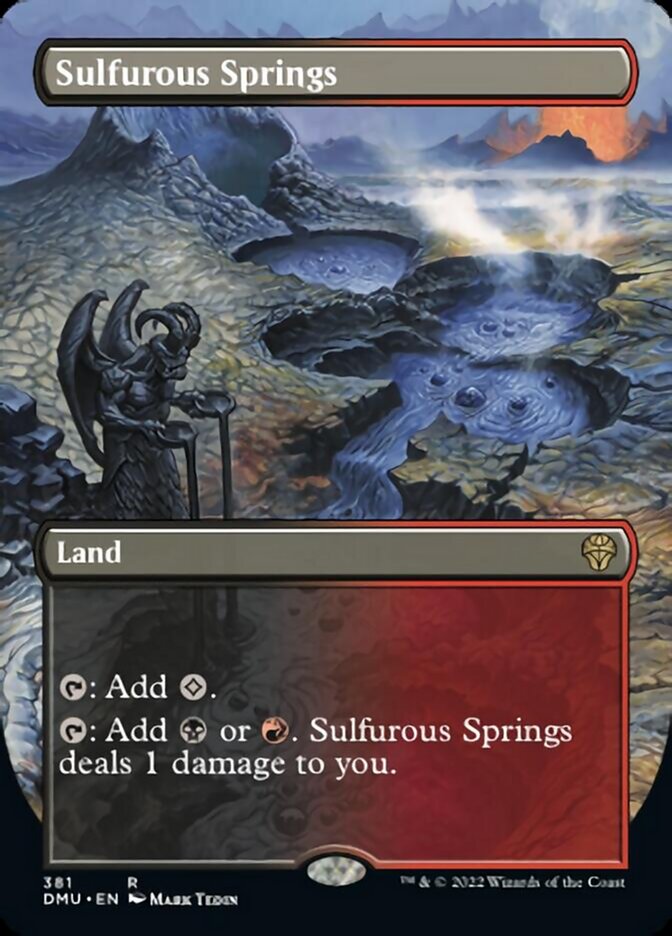 Sulfurous Springs (Borderless) - (Foil): Dominaria United
