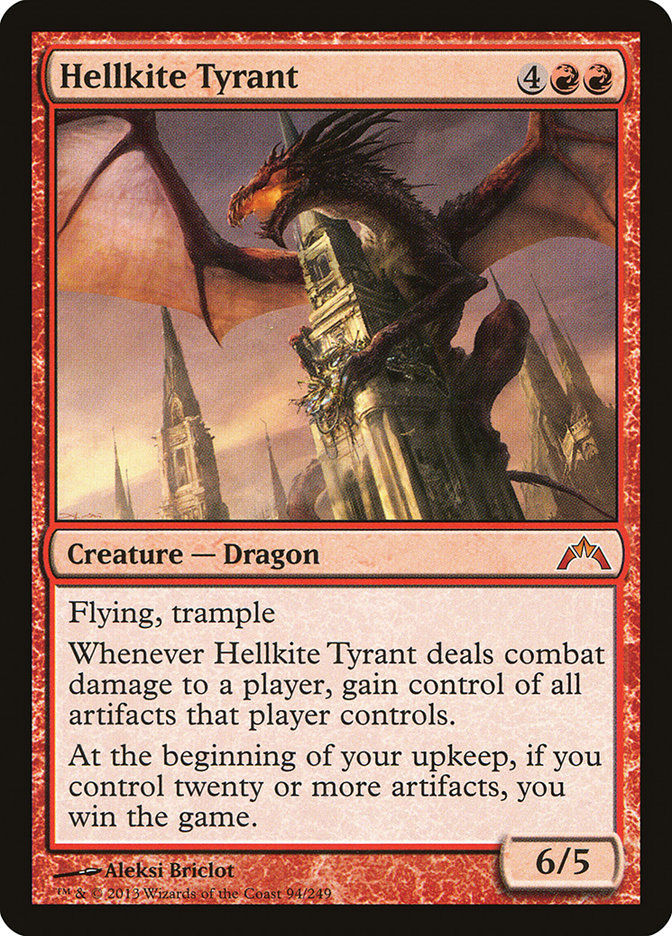 Hellkite Tyrant - (Foil): Gatecrash