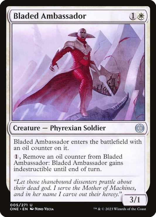 Bladed Ambassador - (Foil): Phyrexia: All Will Be One