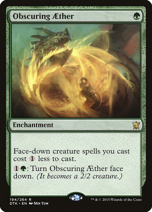 Obscuring Aether - (Foil): Dragons of Tarkir