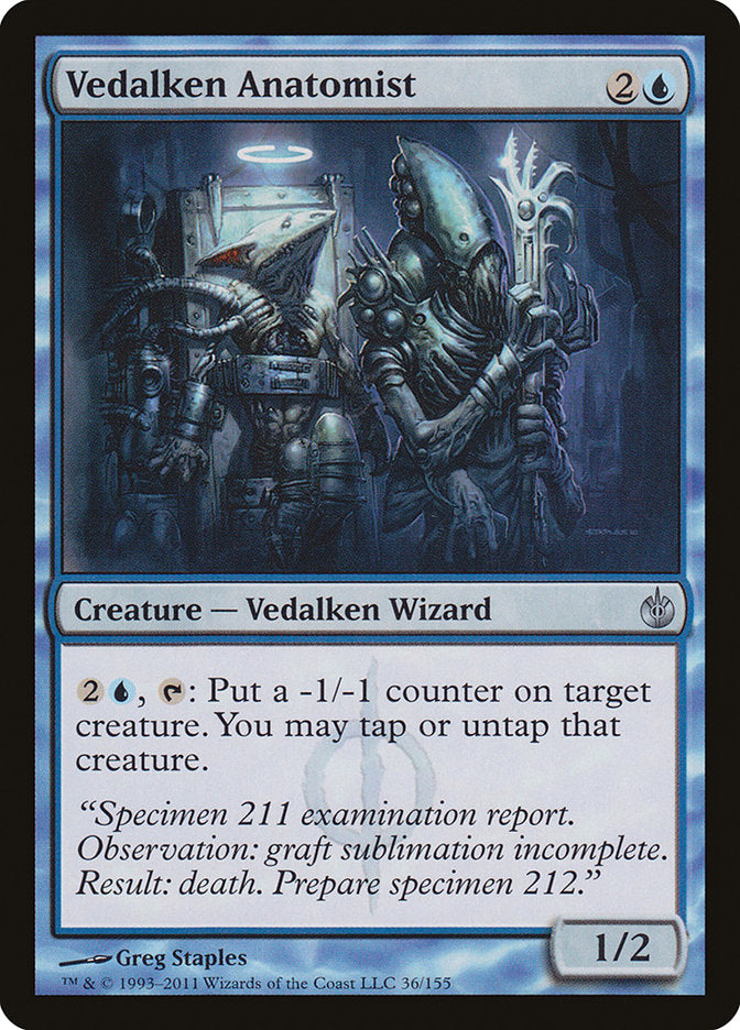 Vedalken Anatomist: Mirrodin Besieged
