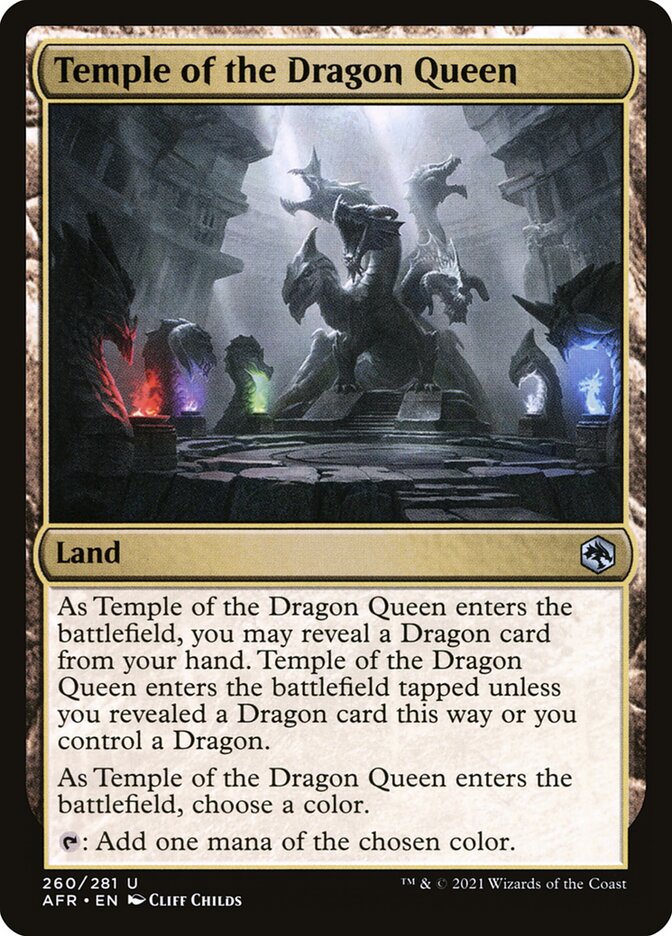 Temple of the Dragon Queen - (Foil): Adventures in the Forgotten Realms