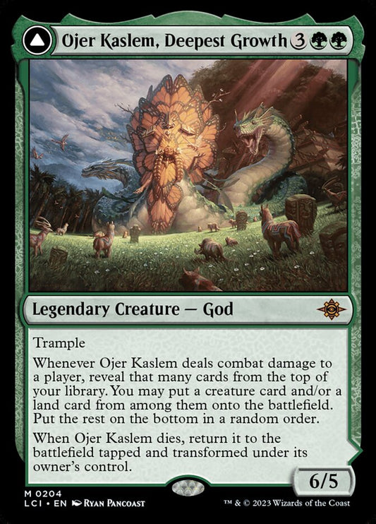 Ojer Kaslem, Deepest Growth // Temple of Cultivation: Lost Caverns of Ixalan