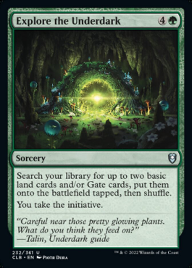 Explore the Underdark - (Foil): Commander Legends: Battle for Baldur's Gate