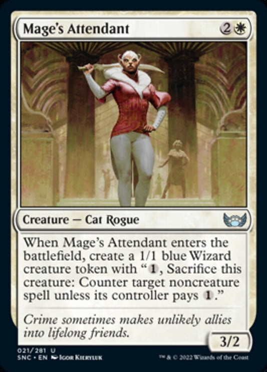 Mage's Attendant - (Foil): Streets of New Capenna