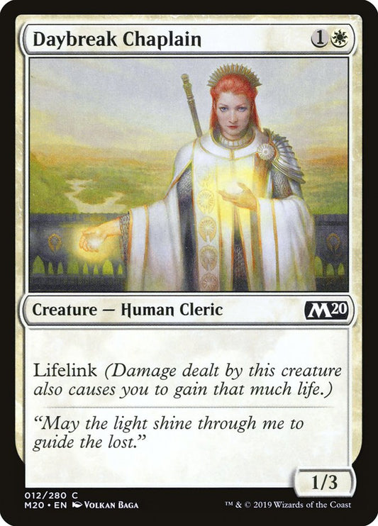 Daybreak Chaplain - (Foil): Core Set 2020